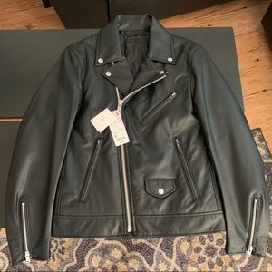 UNIQLO Men’s Double Breasted Biker Jacket